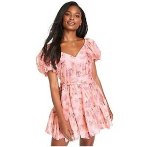 LOVESHACK FANCY x Target Floral Belted Dress Size 8